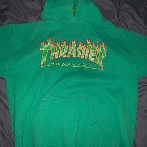 💜green thrasher hoodie💜